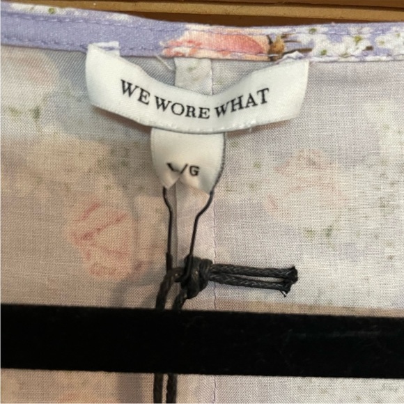 Weworewhat Blanca dress  NWT size large - Picture 6 of 10